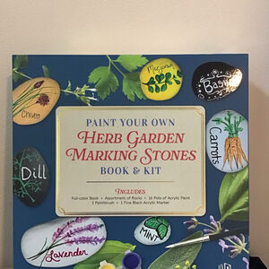 Paint Your Own Herb Garden Marking Stones Kit
